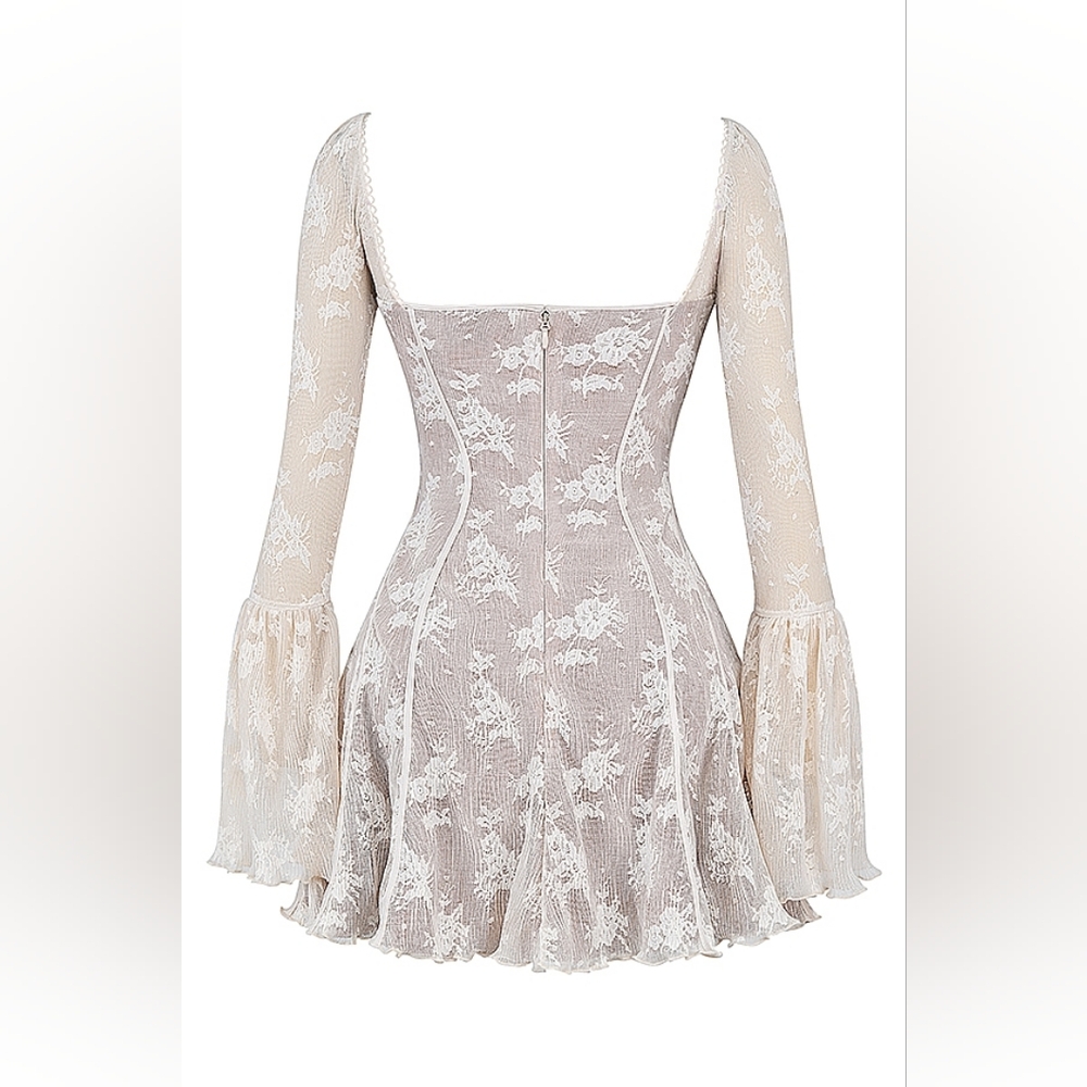 House of CB Analissa Vintage Cream Lace Corset Dress - Picture 7 of 14